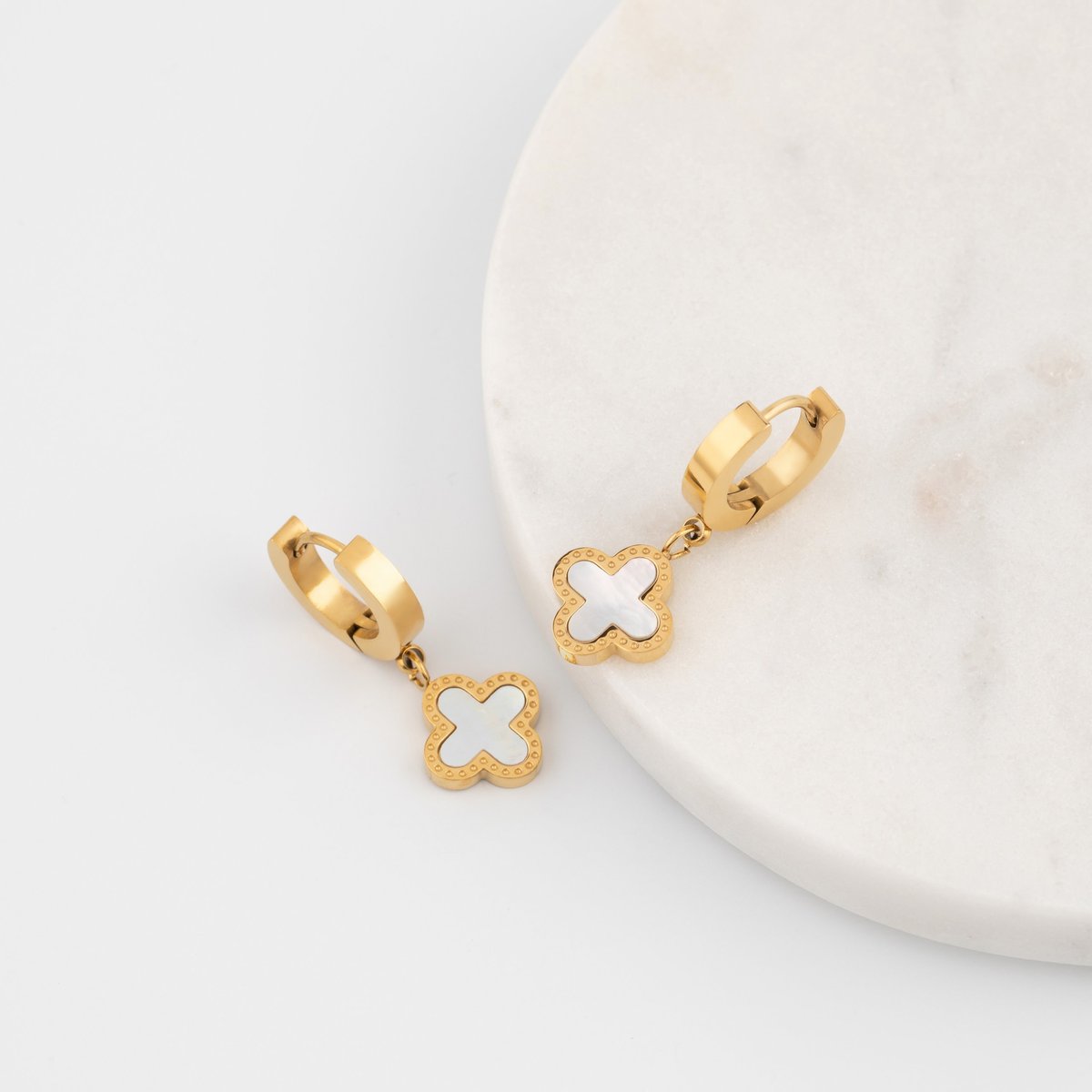 Cream Clover fashion accessories jewelry