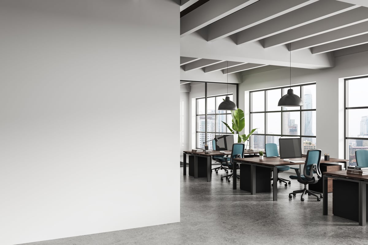 Modern professional office workspace